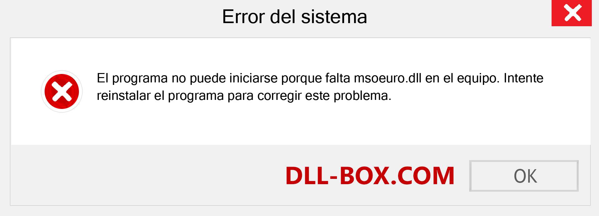 ¿Falta el archivo msoeuro.dll ?. Descargar para Windows 7, 8, 10 - Corregir msoeuro dll Missing Error en Windows, fotos, imágenes